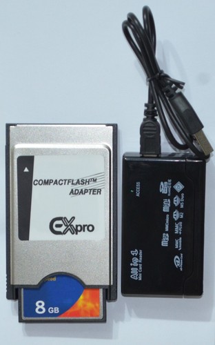 Pcmcia adapter media reader - adapter, 8