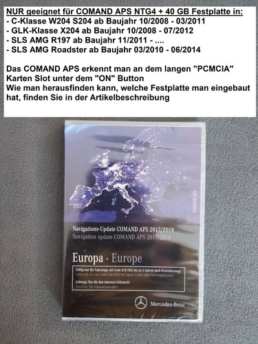Navigation dvd mercedes - mercedes, comand
